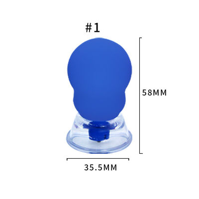 Blue/Pink Silicone Magnetic Vacuum Cupping Set Vacuum Hijama Cupping Therapy Set Negative Pressure Cupping Kit 20pcs