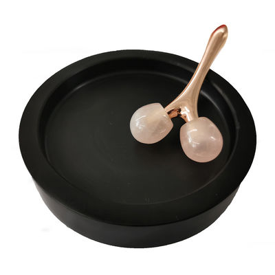 CLASSIC Style Handwork Customized Natural Black Round Marble Cup Coasters For Hotel Home Decoration