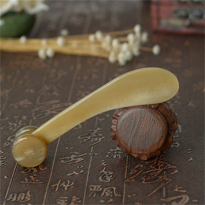 Yak Horn Gua Sha Board Bull Horn Body Massager Skin Care Roller for Full-body Massage Area