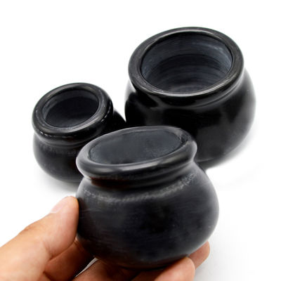 Medicine Vacuum Bian Stone Gua Sha Cupping Set 3 Cups 40/50/60mm