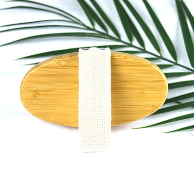Natural Wooden Handle Boar Bristle Skin Exfoliating Bamboo Shower Bath Brushes Body Dry Brush Body Brush for Deep Cleansing