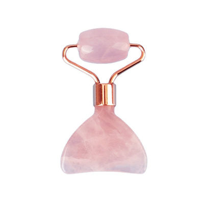 Mini Rose Quartz Jade Roller Eye Skin Care Gua Sha Board Multi Functional Facial Beauty Device within 90 Characters