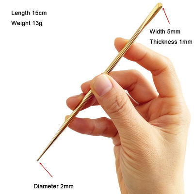 Body Skin Care Acupoint Stick Copper Gua Sha Massage Tool with Picture and ISO9001 Certificate