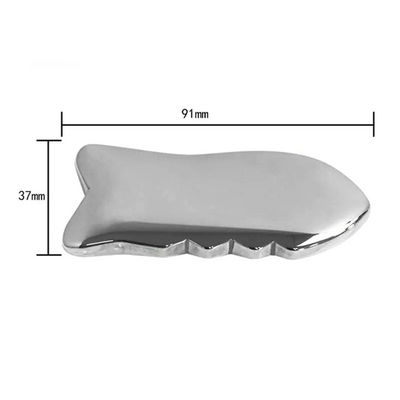 Terahertz Gua Sha Scraping Massage Tool with Energy Stone and Acupuncture Point Massaging 91*37mm