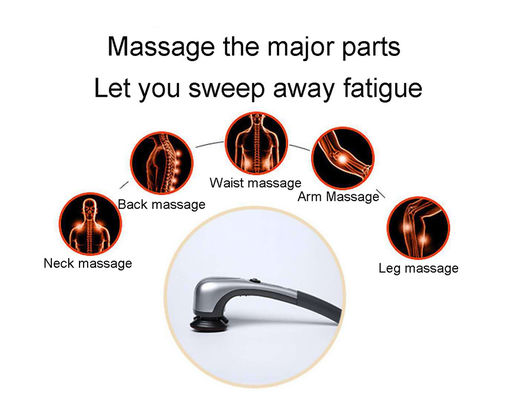 ABS Silicone Handheld Infrared Massage Hammer for Deep Tissue Massage of Shoulder Leg Foot Muscles Infinitely variable speed