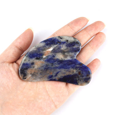75*50mm Rose Quartz Jade Bian stone Sculpty Heart Gua Sha Face Sculpting Tool for Neck Back Shoulder Massage Anti-Aging