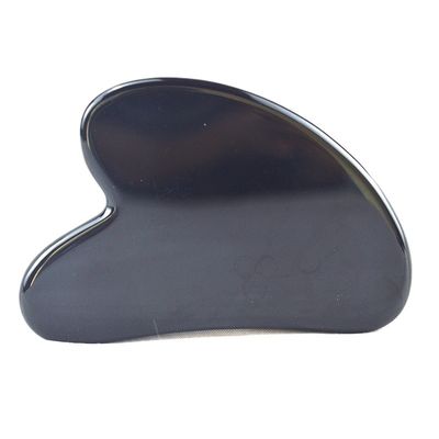 75*50mm Rose Quartz Jade Bian stone Sculpty Heart Gua Sha Face Sculpting Tool for Neck Back Shoulder Massage Anti-Aging