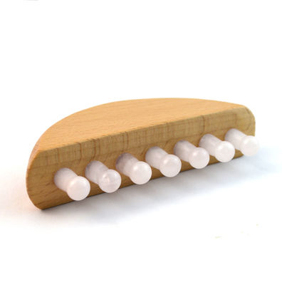 Wooden Rose Quartz Jade Guasha Hair Meridian Massage Comb Scalp Gua Sha Massager Hair Massage Comb with Gua Sha Function