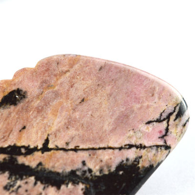 Body Massage Equipment Natural Rhodonite Stone Gua Sha Scraping Board for Facial Beauty and Deep Tissue Massage