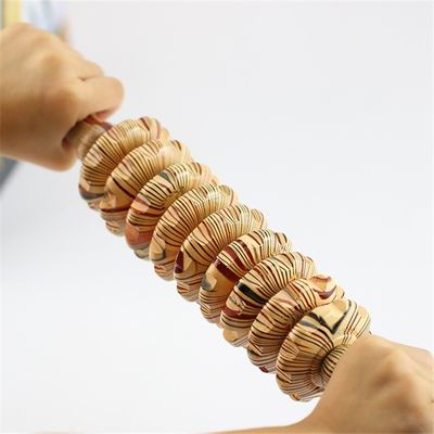OEM ODM 38*5.5cm Wooden Abdominal Massage Roller Body Massage Jade Roller