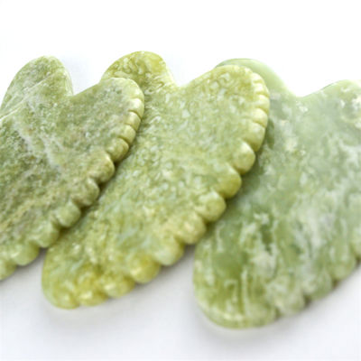 2024 Arrivals Natural Heart Shape Xiuyan Jade Gua Sha Scraping Board The Ultimate Massage Tool for Full-body Relaxation