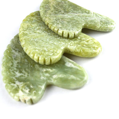 2024 Arrivals Natural Heart Shape Xiuyan Jade Gua Sha Scraping Board The Ultimate Massage Tool for Full-body Relaxation