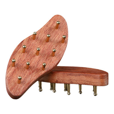 Body Massager for Full-body Massage Rosewood Handle Copper Meridian Massage Gua Sha Massager