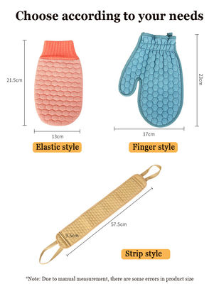 Deep Cleaning Custom Logo Exfoliating Gloves for Dead Leather Gloves and Body Scrubbing