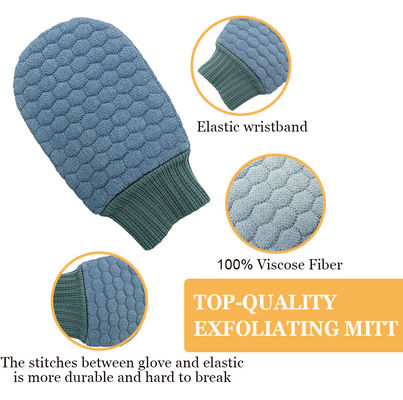 Deep Cleaning Custom Logo Exfoliating Gloves for Dead Leather Gloves and Body Scrubbing