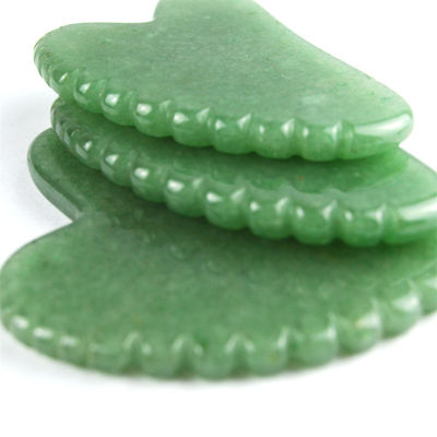 Facial Massager 2024 Heart Shape Jade Gua Sha Tool for Self Skin Care and Manual Massager