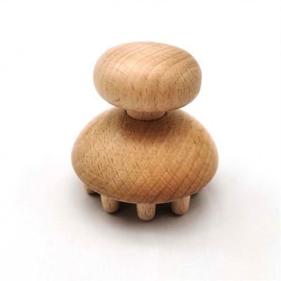 Meridian Dredging Simplified Octopus Shaped Wooden Massager at Your Fingertips