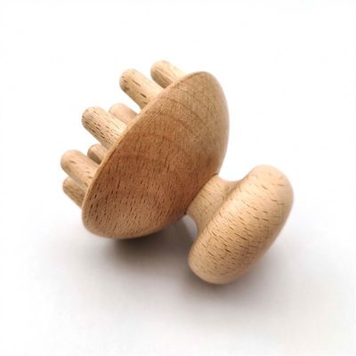 Meridian Dredging Simplified Octopus Shaped Wooden Massager at Your Fingertips