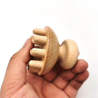 Meridian Dredging Simplified Octopus Shaped Wooden Massager at Your Fingertips