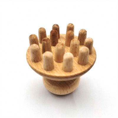 Meridian Dredging Simplified Octopus Shaped Wooden Massager at Your Fingertips