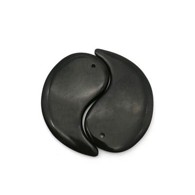Revitalize Your Body with Certified Black Bian Stone Gua Sha Scraping Massage Tool