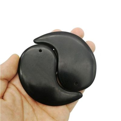 Revitalize Your Body with Certified Black Bian Stone Gua Sha Scraping Massage Tool