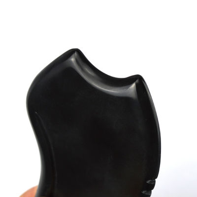 Avaiable Heart Shape Gua Sha Massage Tool made of Natural Black Bian Stone for Spa Relaxing Meditation