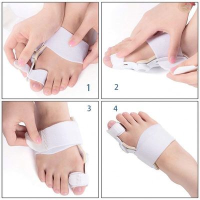 TPR Adult Big Foot Straightener Bunion Correction Day/Night Children Thumb Toe Straightener For Shoes