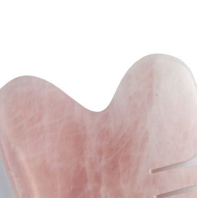 Head Massage Rose Quartz Gua Sha Scalp Comb Tool for Self Skin Care Spa Facial Lifting