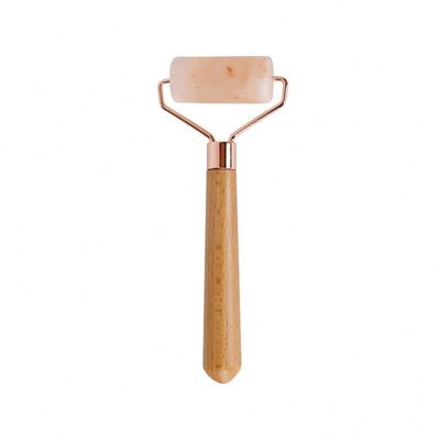 16.5*6.4*2.3cm Natural Himalayan Rock Salt Jade Face Roller for Facial Lifting and Wrinkle Removal