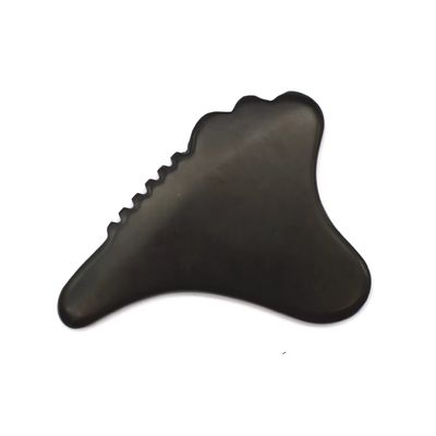 Gua Sha Tool Facial Massager Bian Stone Eco-friendly Face 105*77mm 114*74mm 2 Pcs AKBS-030 for Facial Lymphatic Drainage