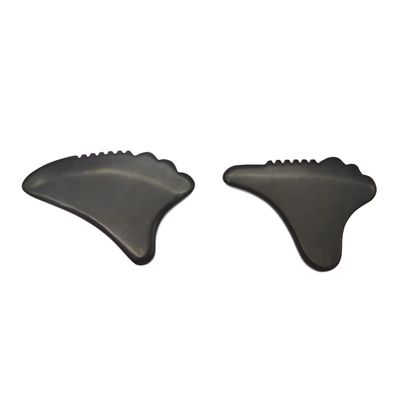 Gua Sha Tool Facial Massager Bian Stone Eco-friendly Face 105*77mm 114*74mm 2 Pcs AKBS-030 for Facial Lymphatic Drainage