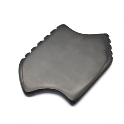 Black Bian Stone Gua Sha Scraping Massager Tool Set for Natural Body and Performance