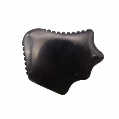 Natural Black Obsidian Gua Sha Board for Skincare Scraping Face Massage Relaxation