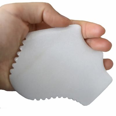 Natural White Jade Gua Sha Board for Facial Massager and Scraping Therapy Design Properties