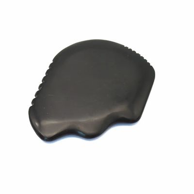 Chinese Style Massager 2024 Black Bian Stone Facial Jade Guasha Gua Sha Scraping Massage Tool for SPA Acupuncture