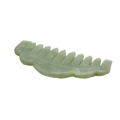 Natural Jade Stone Hair Comb Scalp Gua Sha Massage Comb Massager with Meridian Clearing Properties Picture Perfect