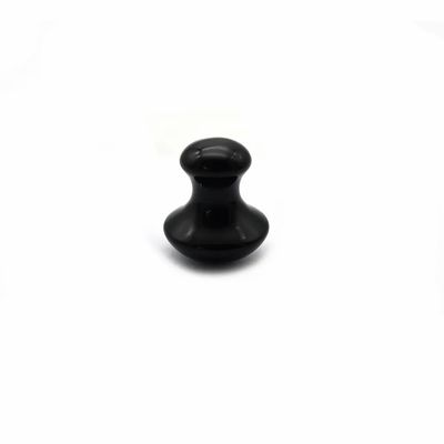 Natural Black Obsidian Mushroom Gua Sha Beauty Massage Stone for Face Body Care Essential Accessory Set