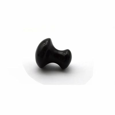 Natural Black Obsidian Mushroom Gua Sha Beauty Massage Stone for Face Body Care Essential Accessory Set