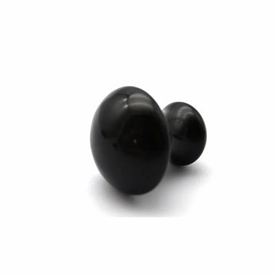 Natural Black Obsidian Mushroom Gua Sha Beauty Massage Stone for Face Body Care Essential Accessory Set