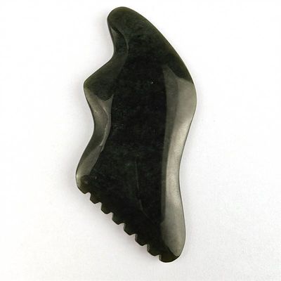 Natural Nephrite Gua Sha Board Facial Massager with Certificate Yes Custom Logo Facial Spa Massage Tools