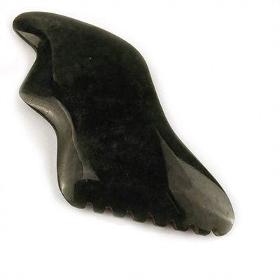 Natural Nephrite Gua Sha Board Facial Massager with Certificate Yes Custom Logo Facial Spa Massage Tools