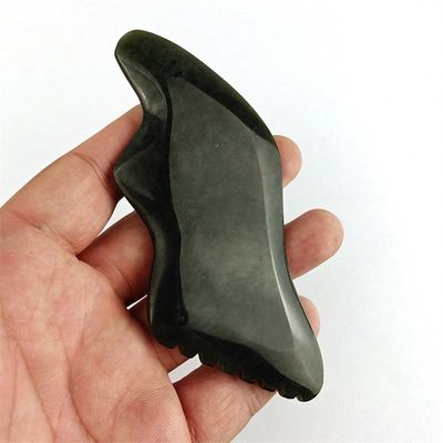 Natural Nephrite Gua Sha Board Facial Massager with Certificate Yes Custom Logo Facial Spa Massage Tools