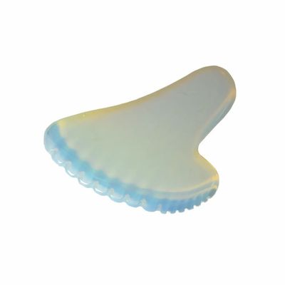 Opalite Heart Shape Gua Sha Massager Board for Full Body Health Care and Relaxation