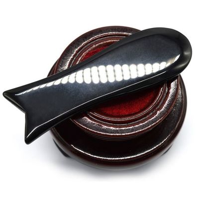 Obsidian Fish-shape Gua Sha Scraping Massage Tools for Custom Logo Face and Body Plug-in Power Source