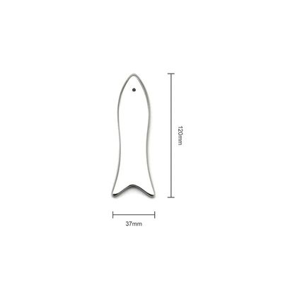 2024 Hot Fish-shaped Stainless Steel Scraper Hand-held Facial Massage Gua Sha Tool for Face Lift and Skin Rejuvenation