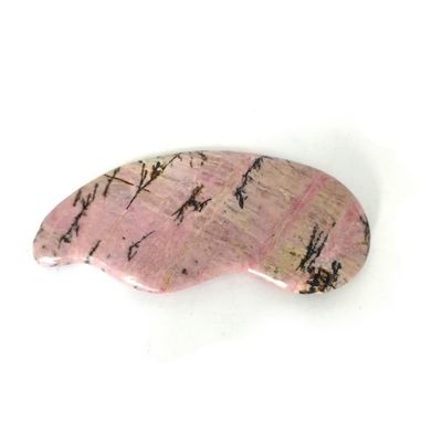 Body Healthcare Massage Essential Natural Rhodochrosite Gua Sha Scraping Massager for Health Care Function