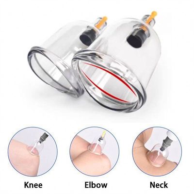 20 Pieces Electric Vacuum Cupping Set for Body Cupping Therapy Manual Gua Sha Tools and Plastic Suction Cupping Included