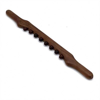 Wooden Gua Sha Scraping Massage Stick for Full-body Soft Tissue Mobilization and Meridian Dredging Massage Tool