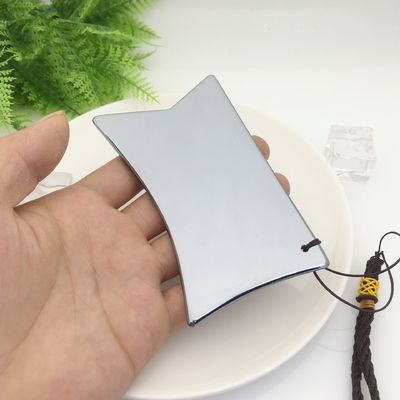 Terahertz Plate Scraping Massage Tool Gua Sha Guasha Board For Back Body Massager Body with Customized Logo and Silver
